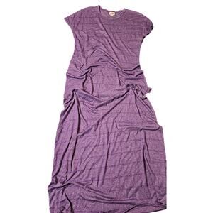 LulaRoe purple maxi dress‎ size small